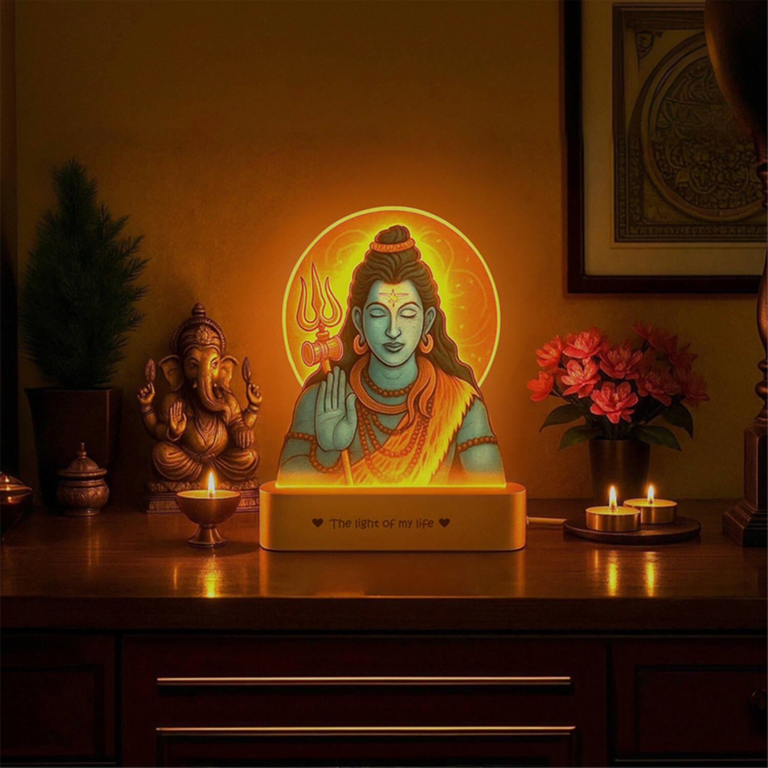 Shiva Led Photo Lamp |