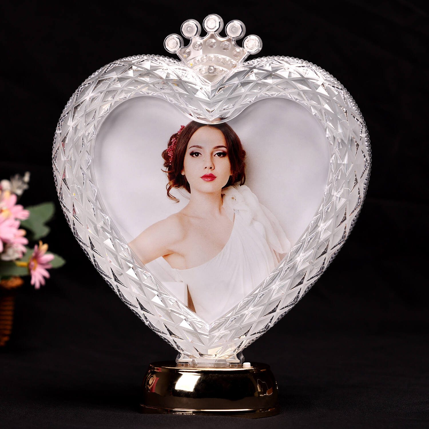 Personalised Heart Shape Frame Lamp |