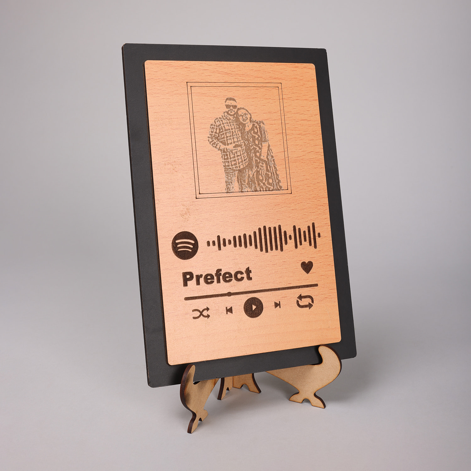 Spotify Engraved Wooden Frame |