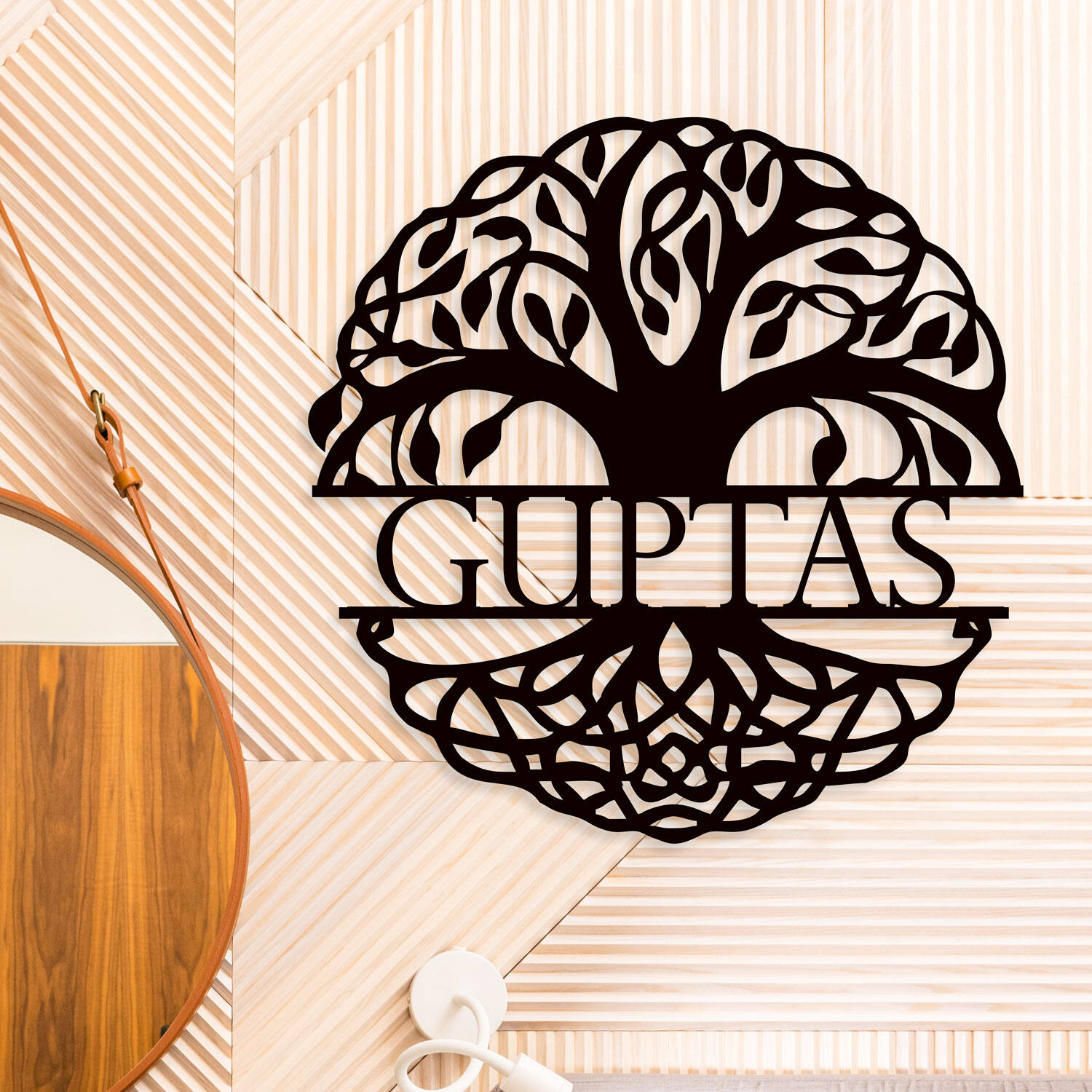 Bodhi Tree Personalised Name Plate |