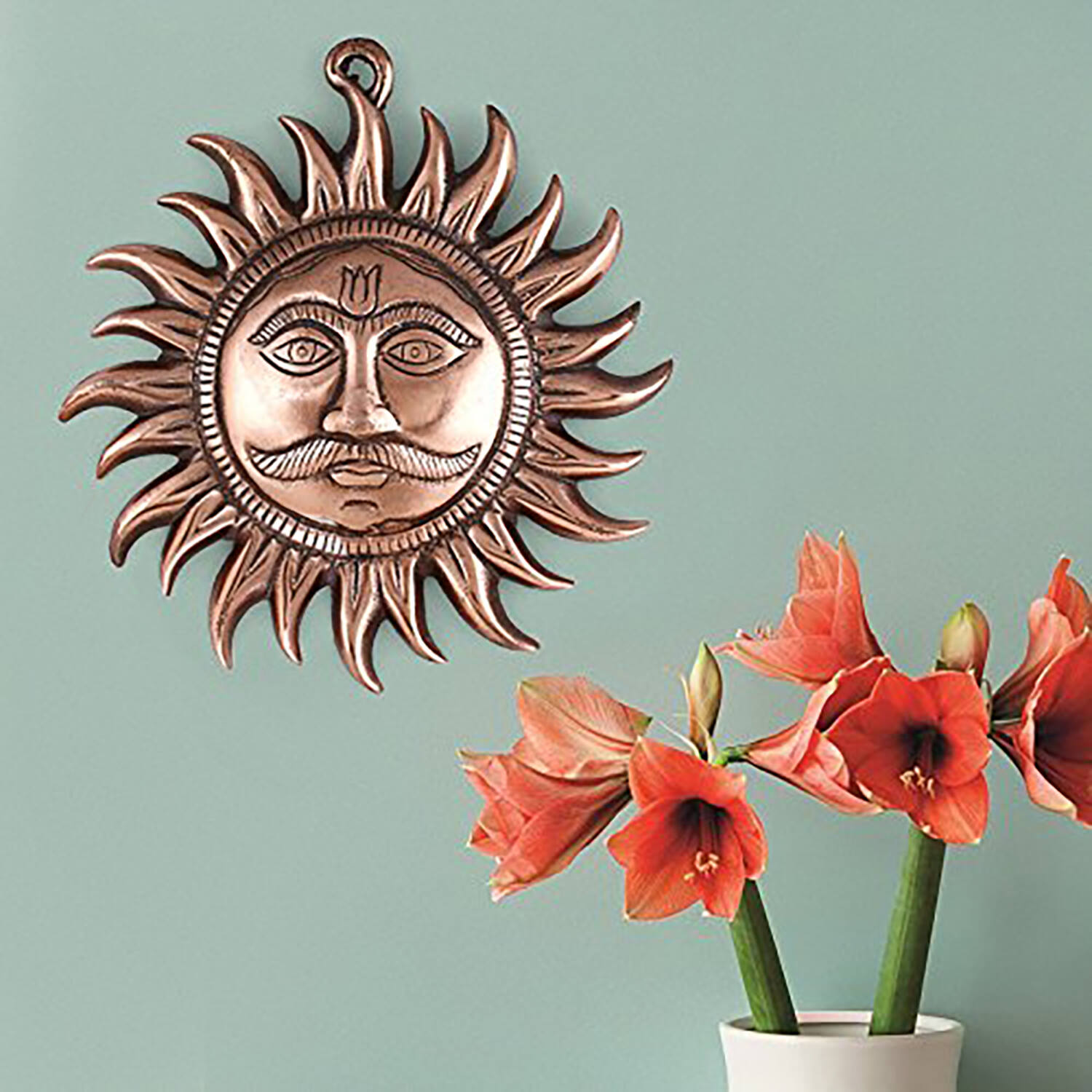 Sun Metal Wall Hanging Sculpture |