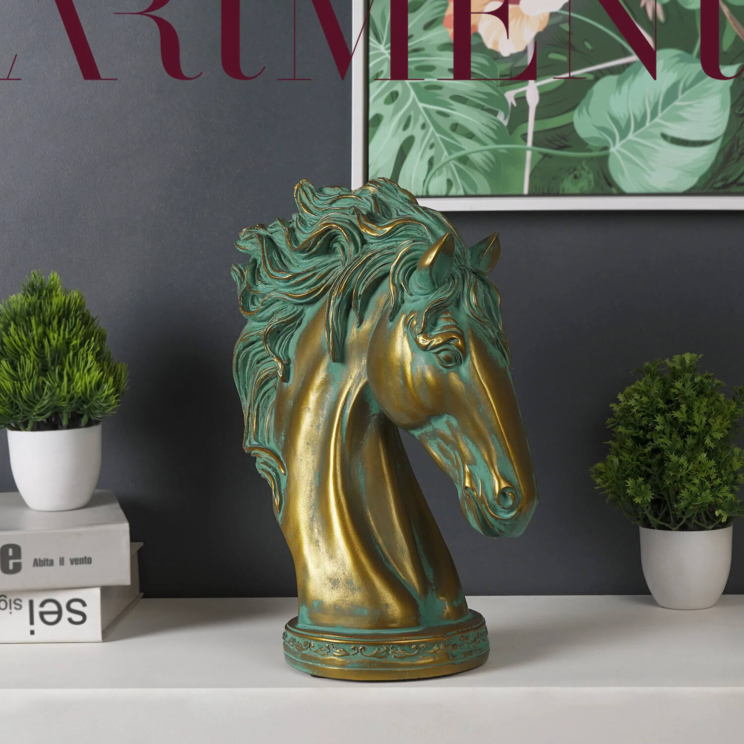 Classy Mare Bronze Table Decor |