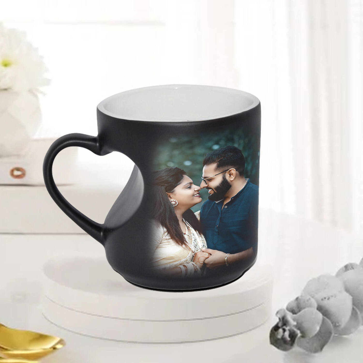 Personalised Heart Design Mug |