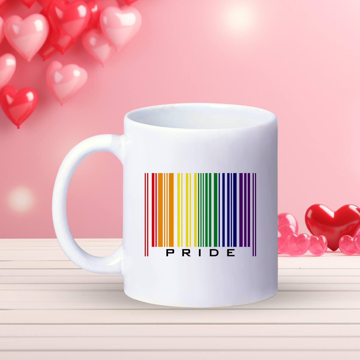 Colorful Valentine Pride Mug |