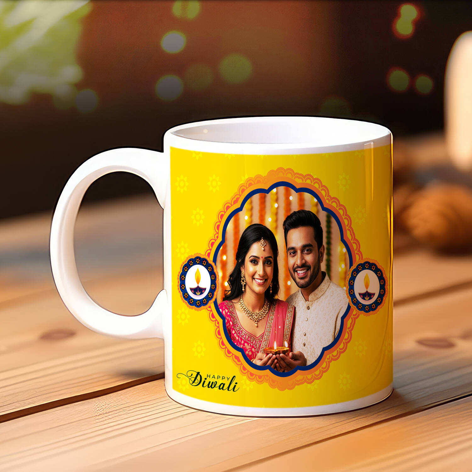 Personalized Diwali Wishes Mug |