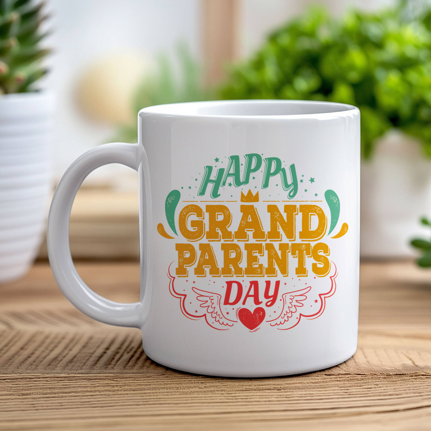 Grandparents Printed Ceramic Mug |
