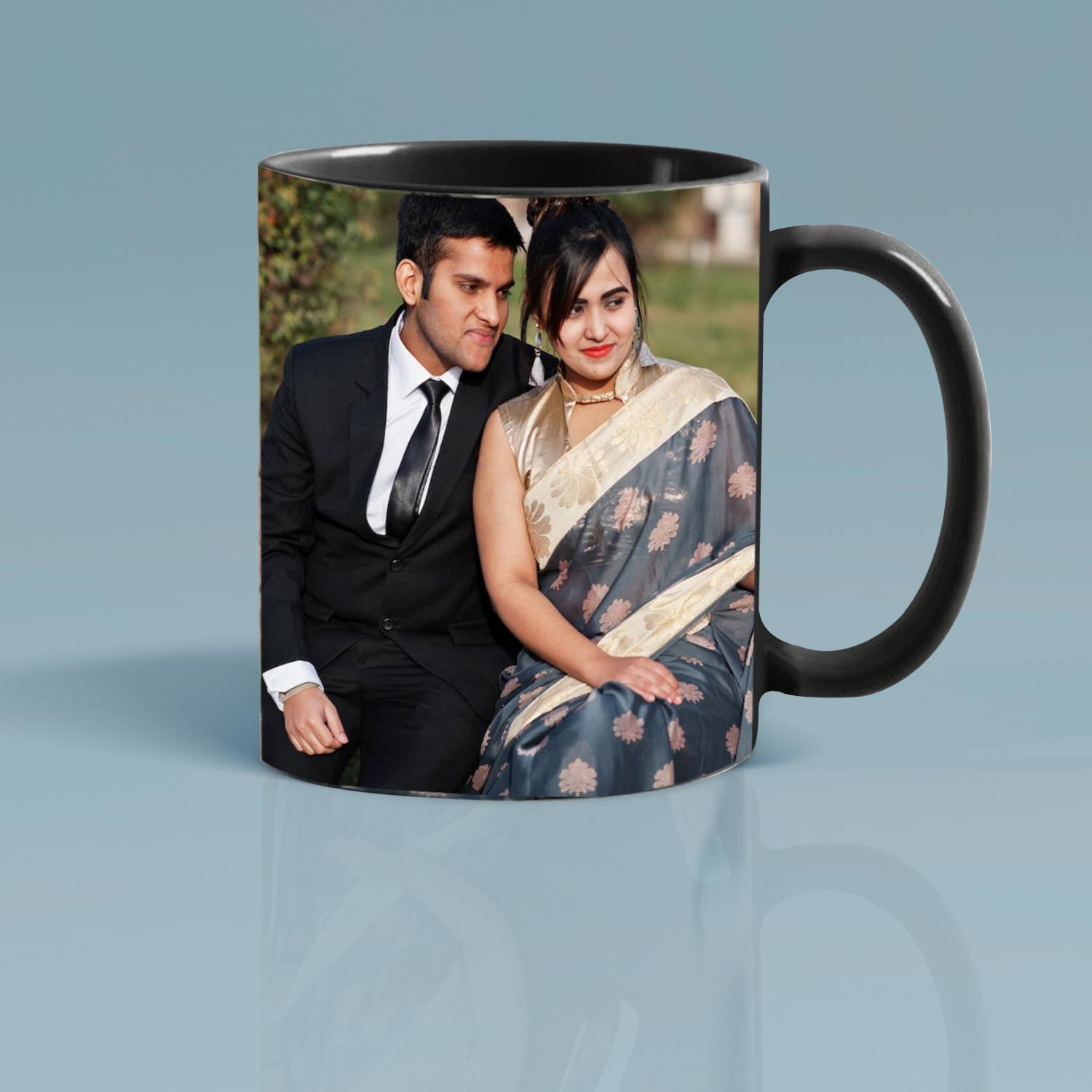 Alluring Personalized Black Mug |