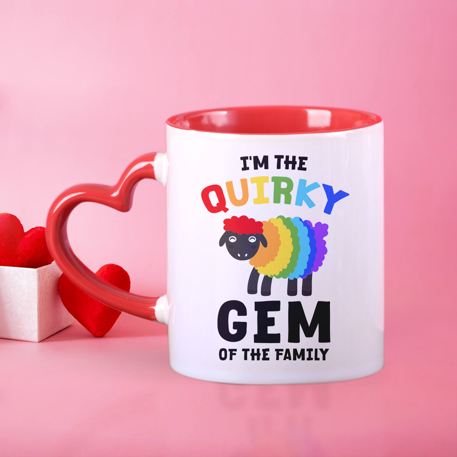 Quirky Family Gem Sweetheart Mug |