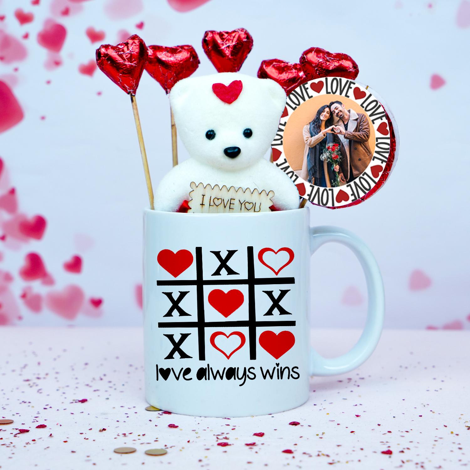 Mugful of Love with Teddy and PopUp Chocolates |