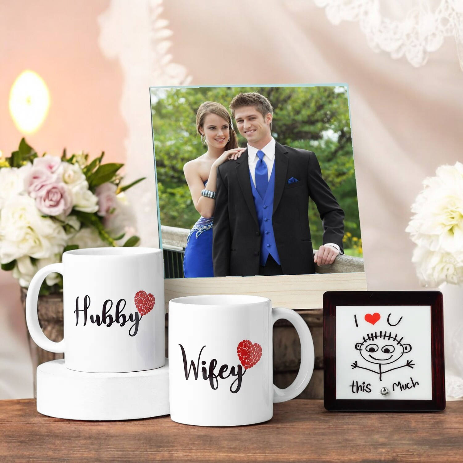 Personalised Enchanted Romance Couple Combo |