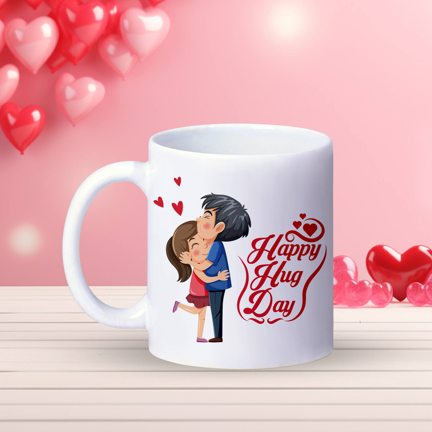 Cozy Hug Day Valentine Mug |