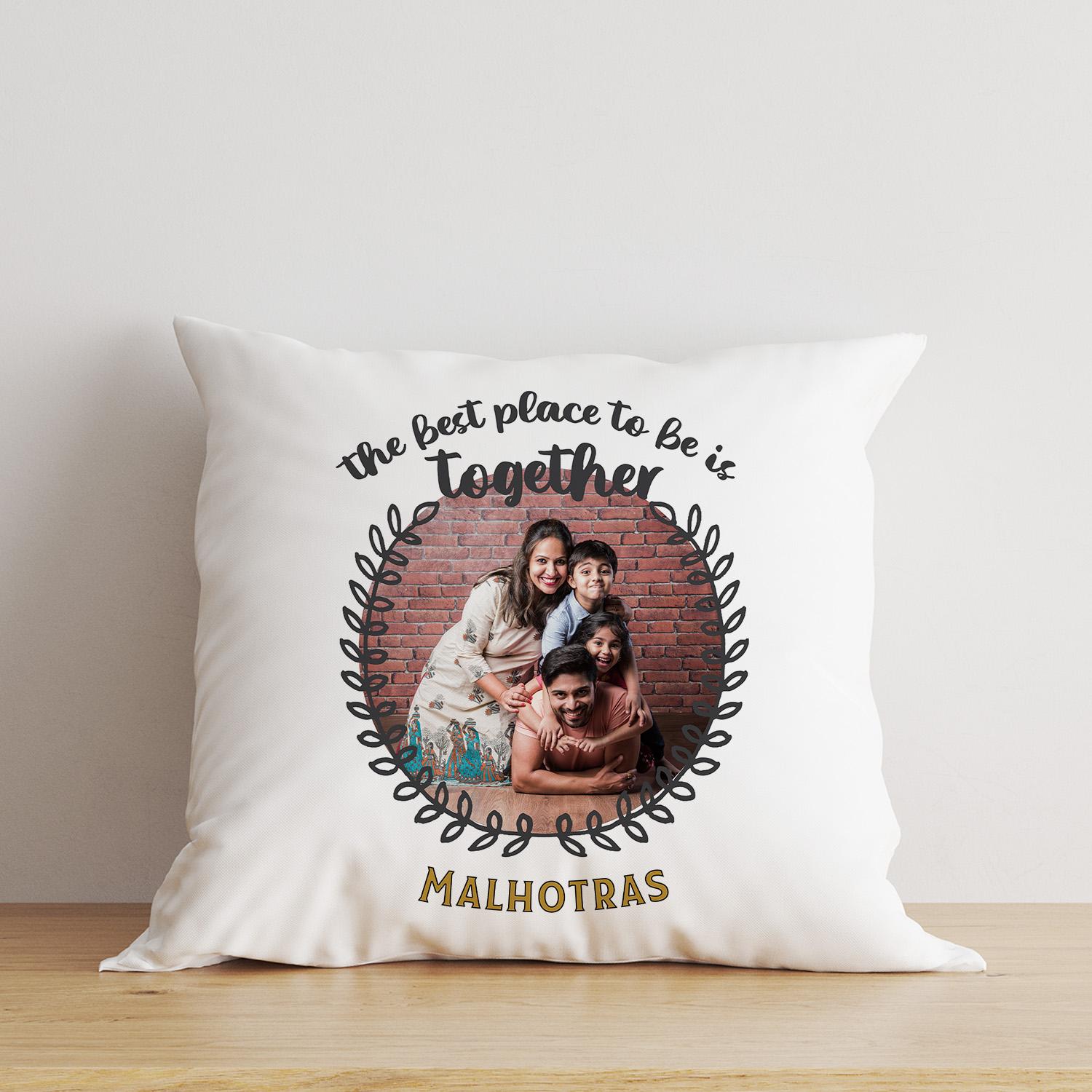 Family First Customized Cushion 16 Inches |