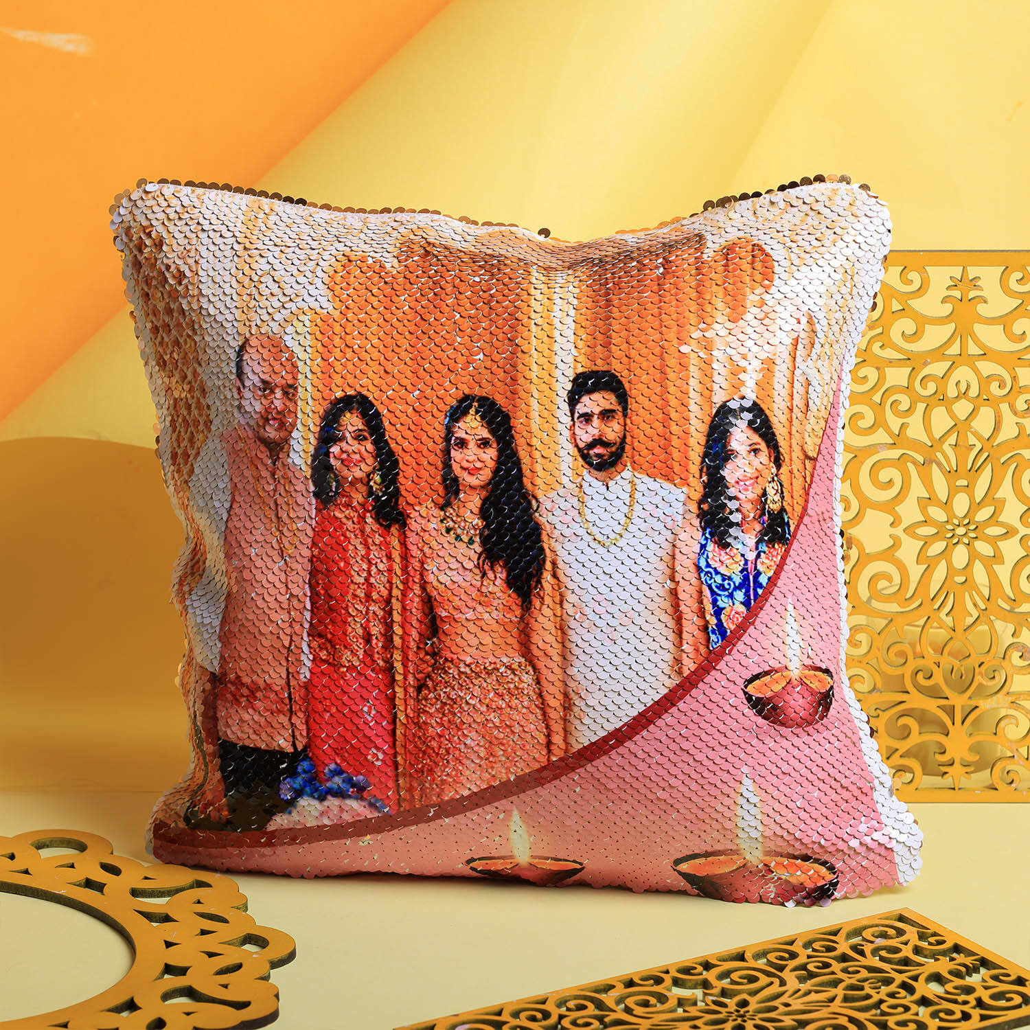 Light Up Celebrations Personalized Magic Cushion |