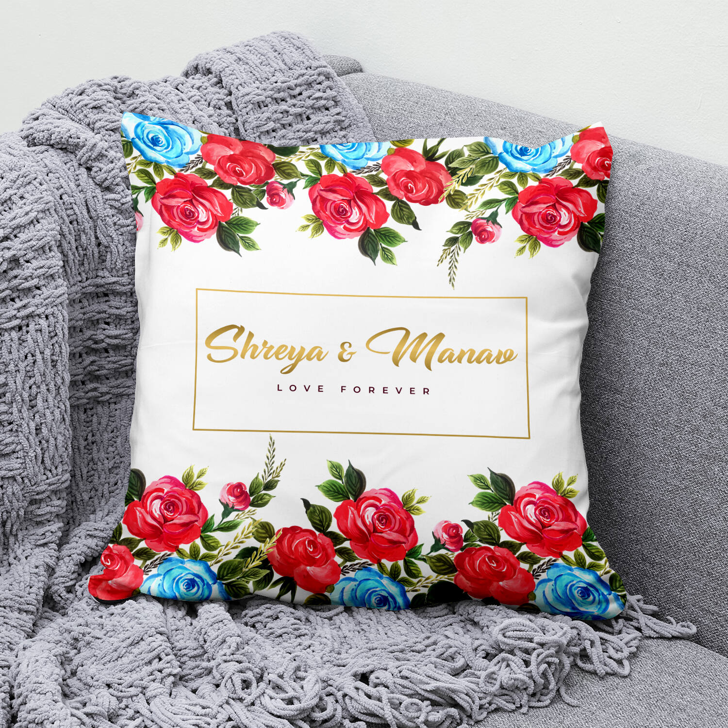 Personalised Love Forever Cushion |