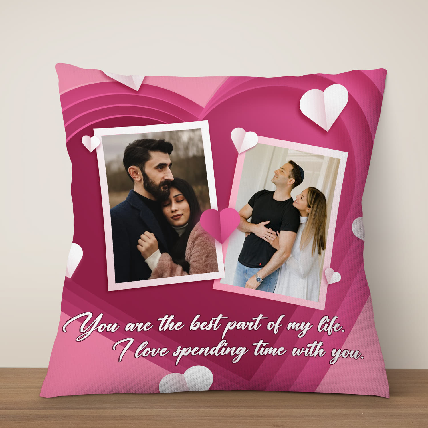 Love Message Personalized Cushion |