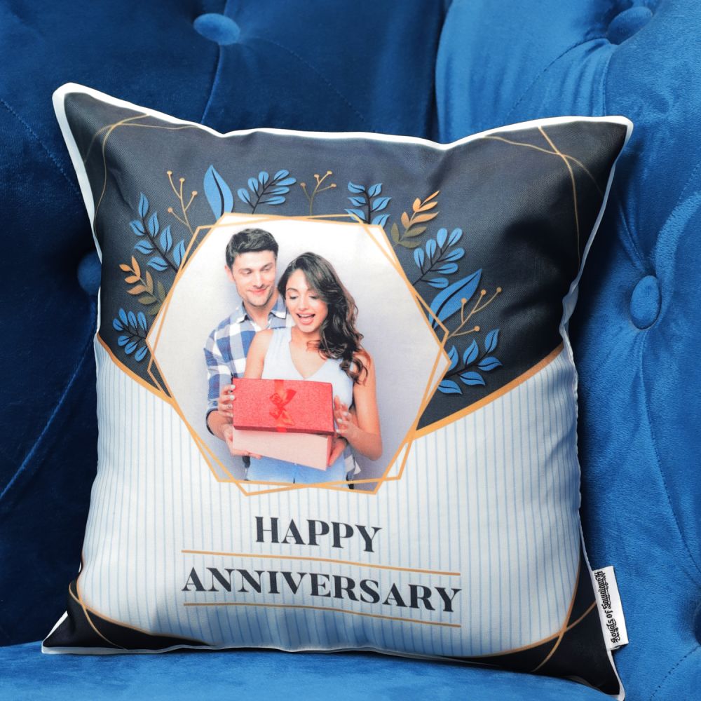 Marriage Anniversary Personalised Cushion |