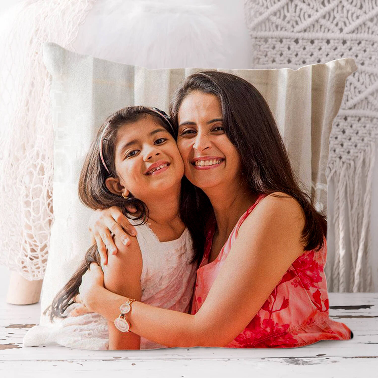 Personalised Mother Daughter Cushion |