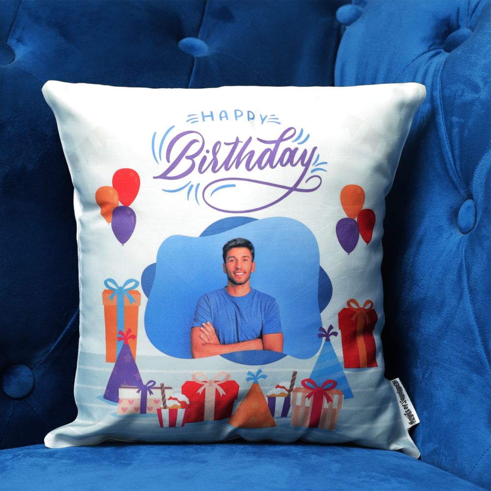 Personalised Birthday Cushion For Him |