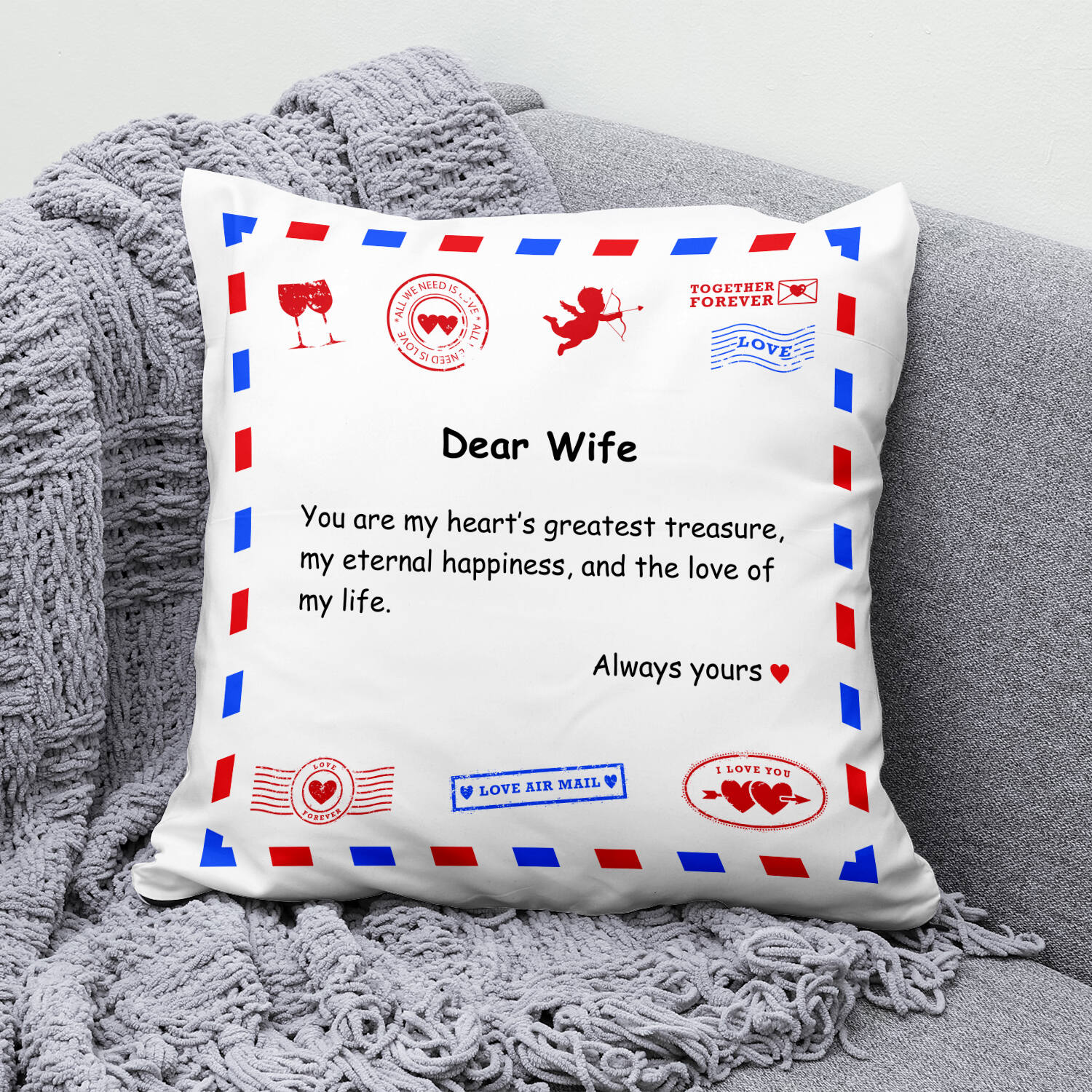 Wife Appreciation Cushion Gift |