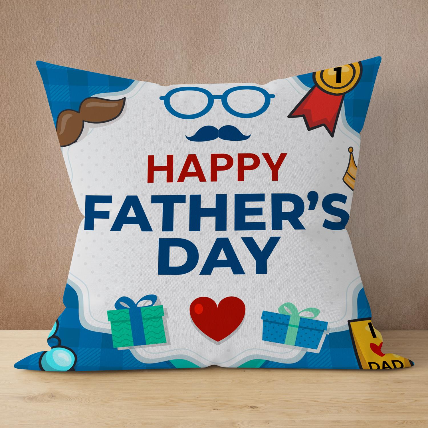 Comfy Happy Fathers Day Cushion |