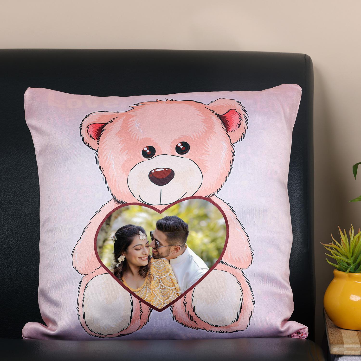 Personalized Teddy Cushion |