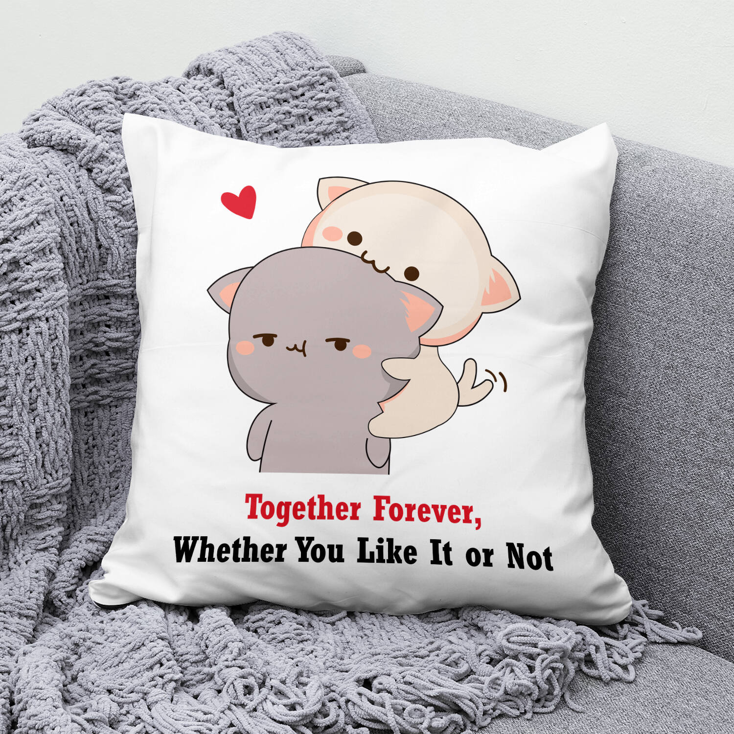 Together Forever Valentines Cushion |