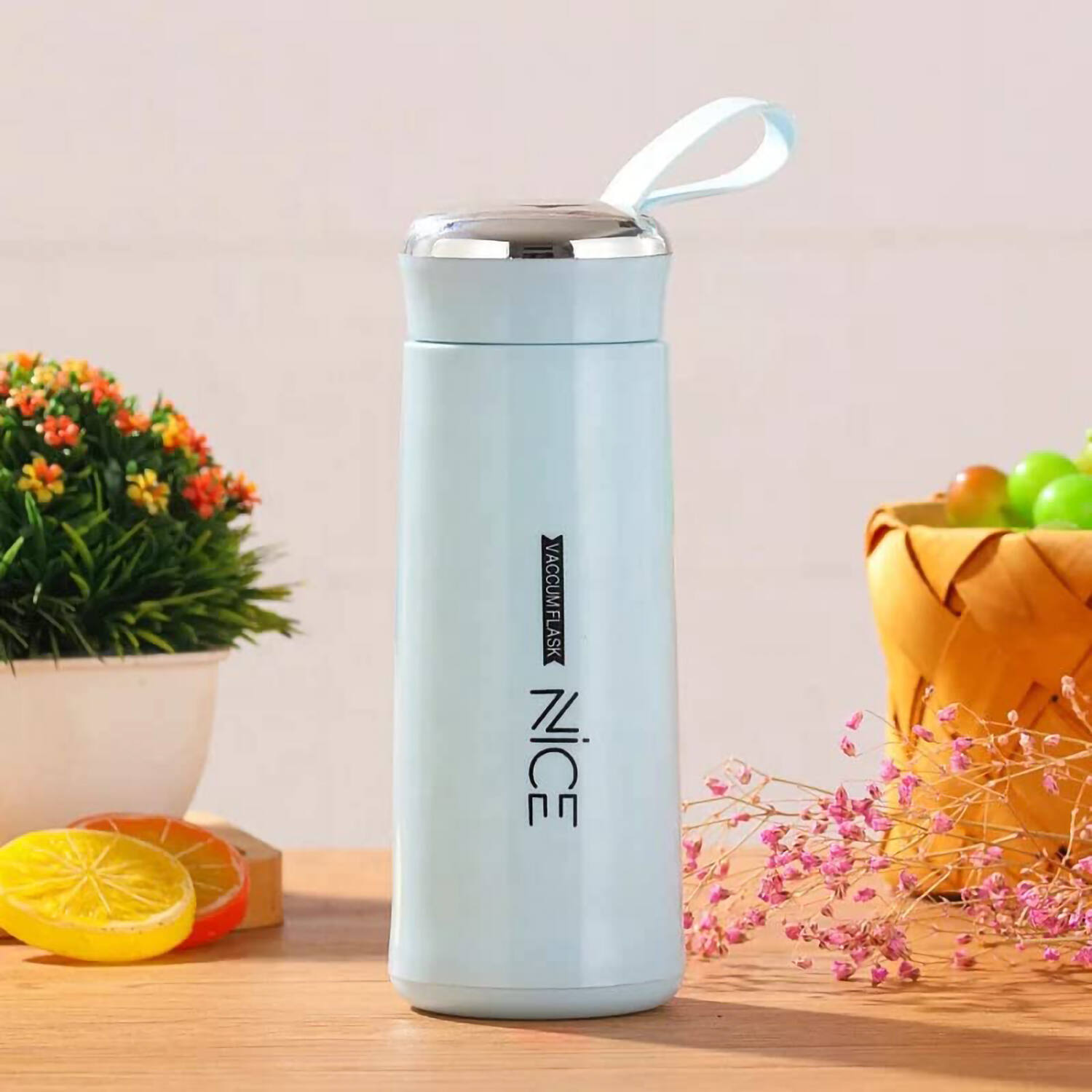 Sleek Silicone Covered Glass Bottle |