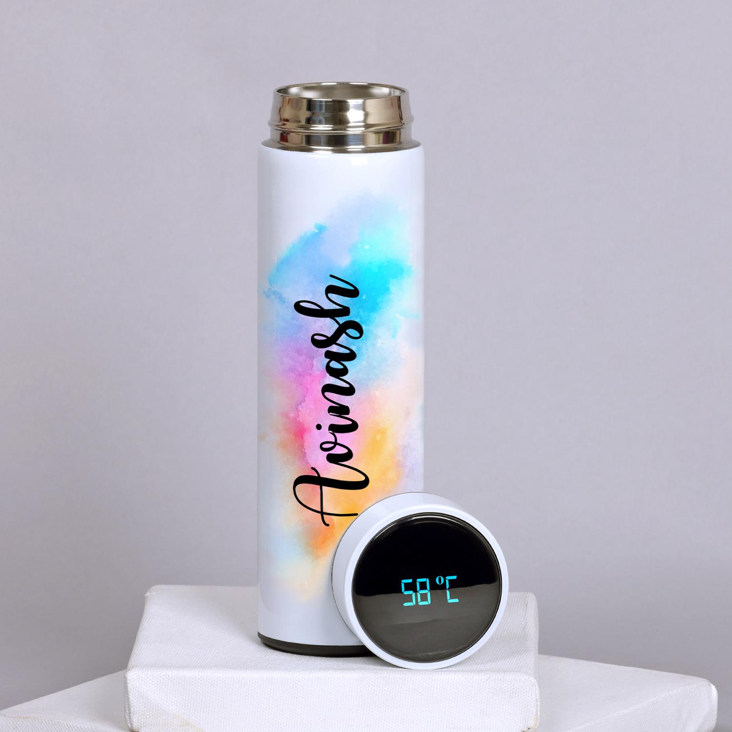 Radiant Colors Personalized Temperature Bottle |