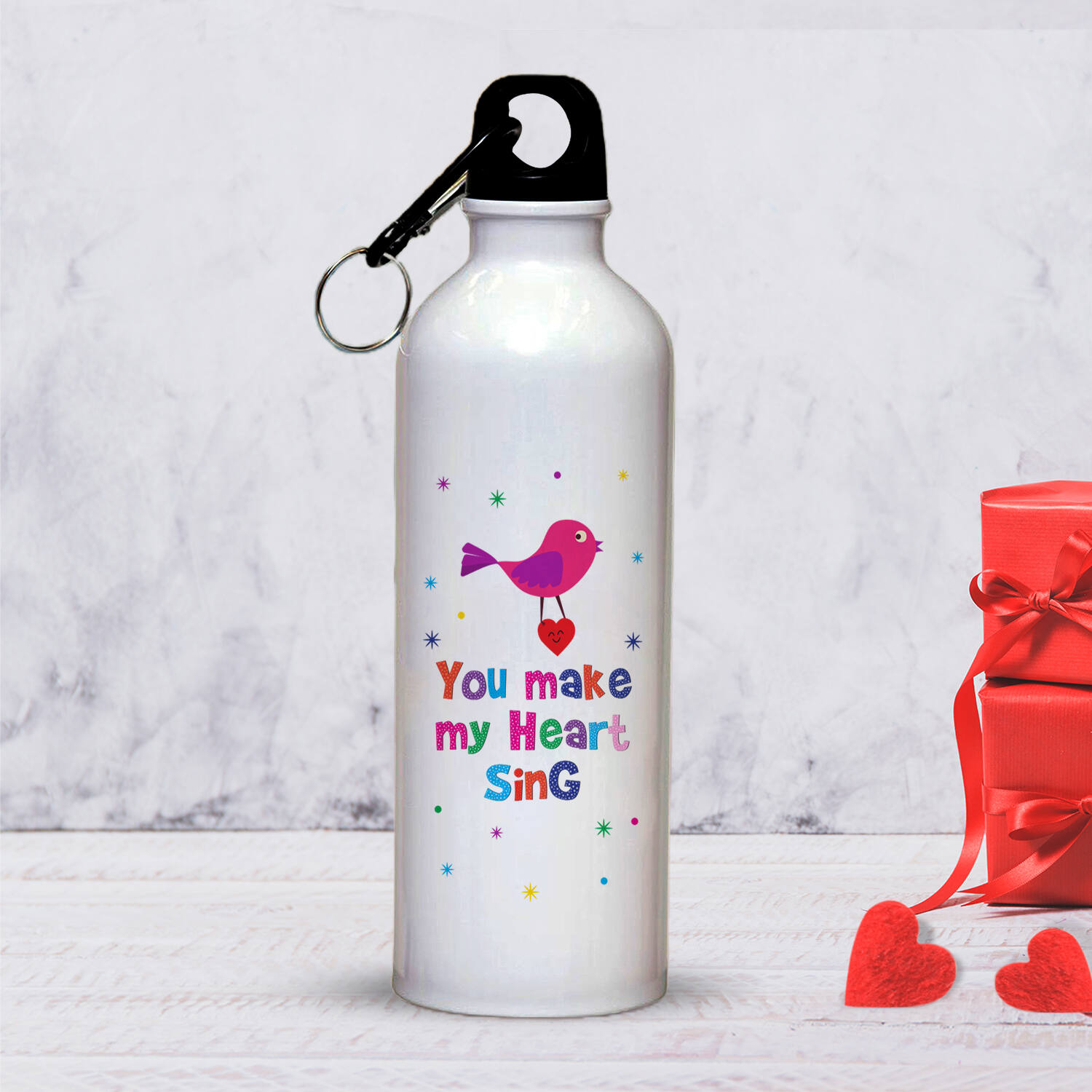 Cheerful Valentine Love Sipper Bottle |