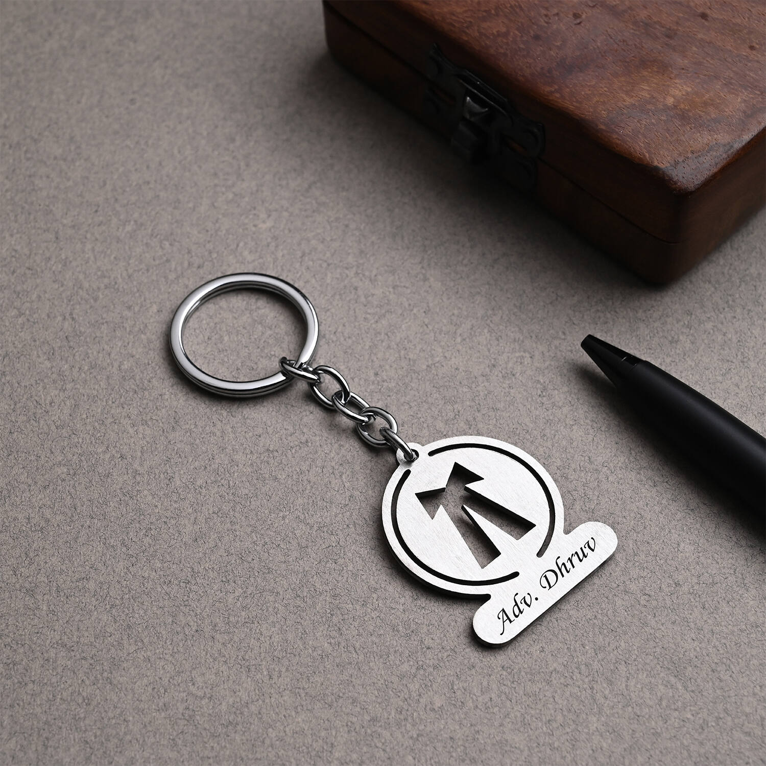 Personalised Engraved Keychain for Advocate |