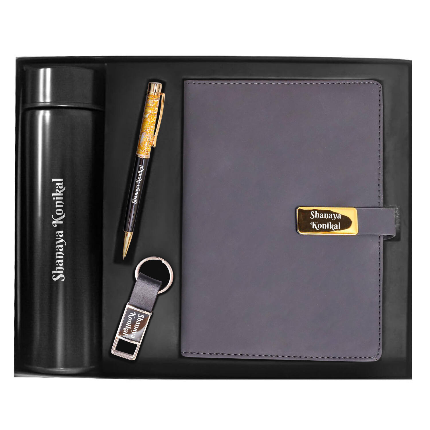 Personalized Bottle Dairy Keychain  Pen Combo |