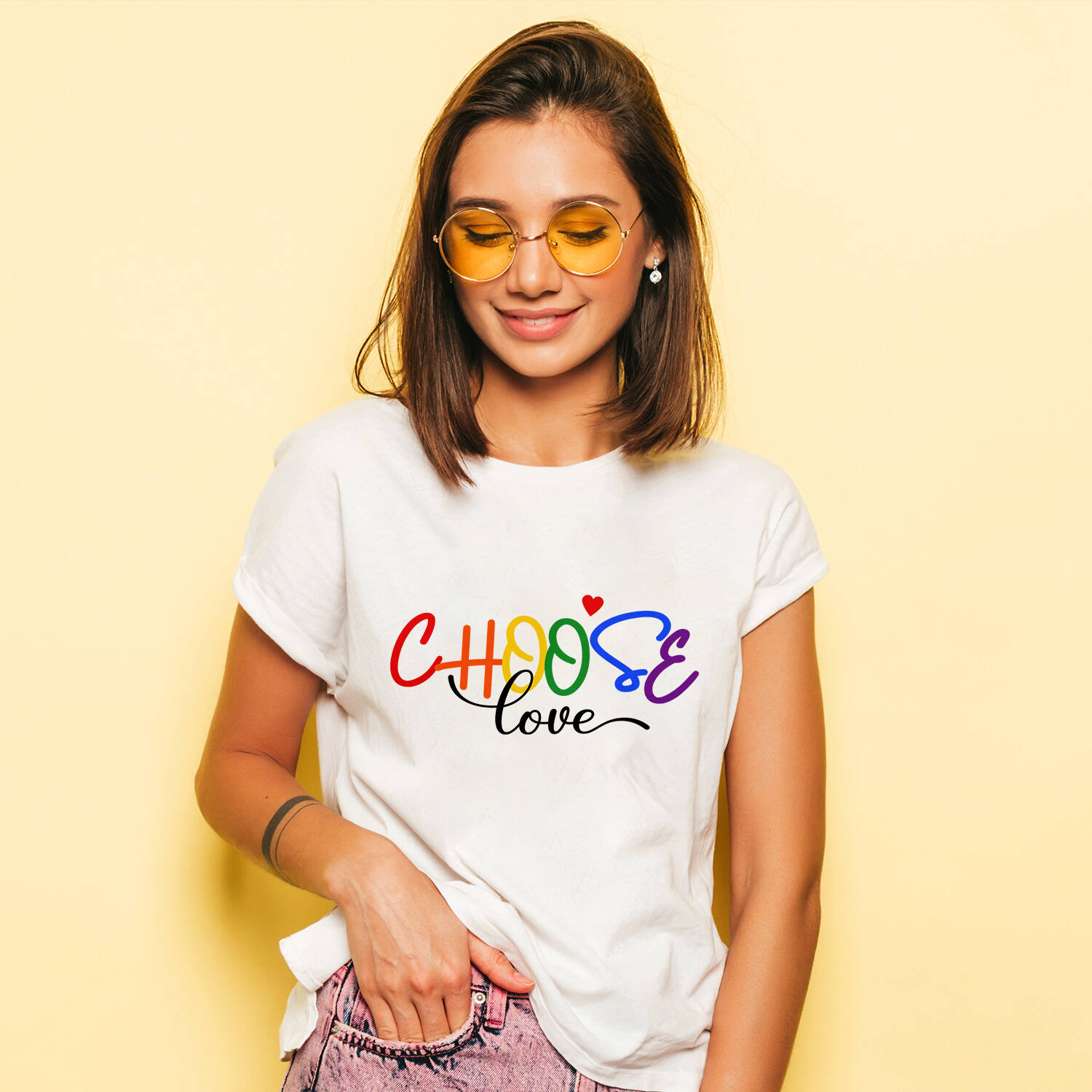 Valentines Choose Love Sober TShirt |