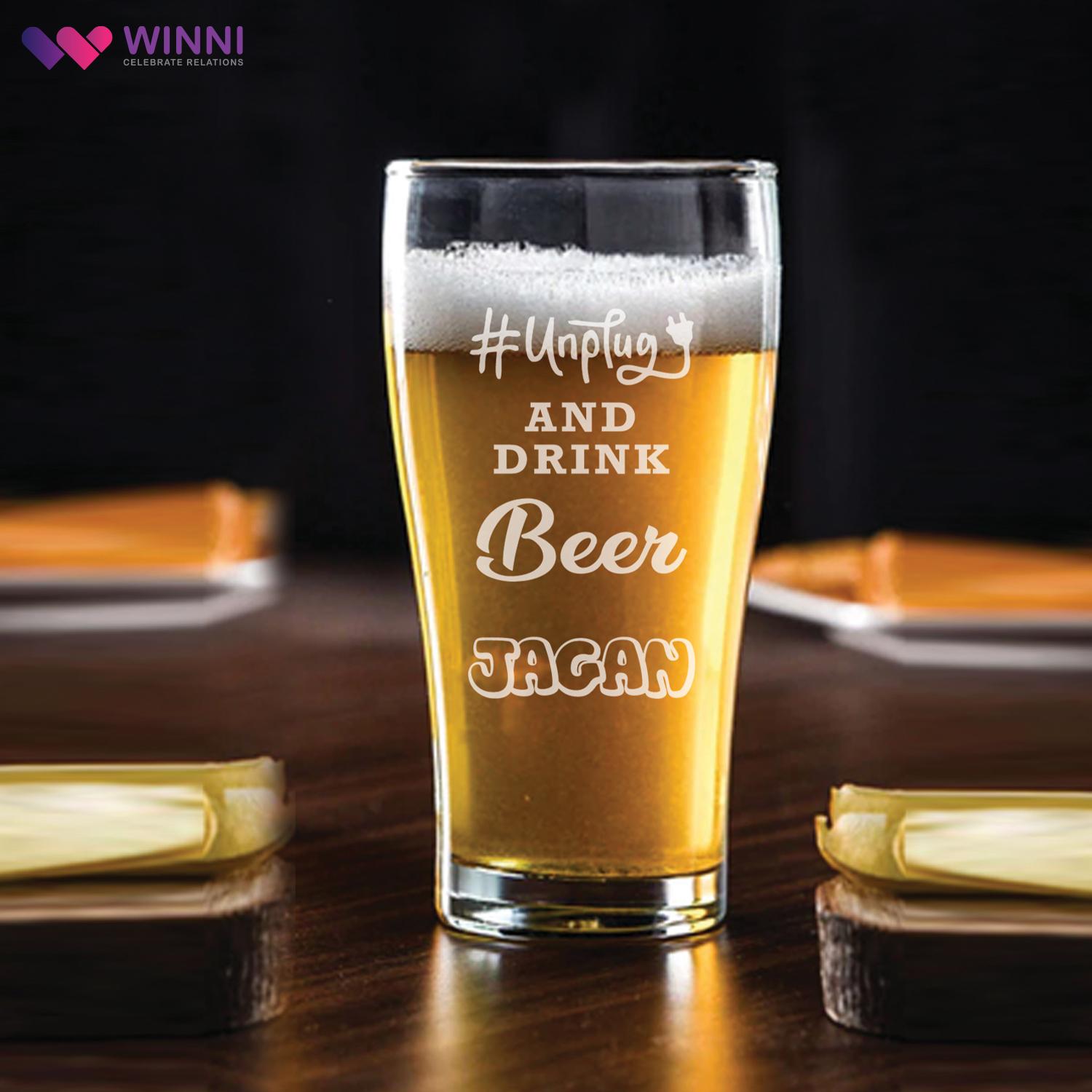 Engraved Name Beer Mug |