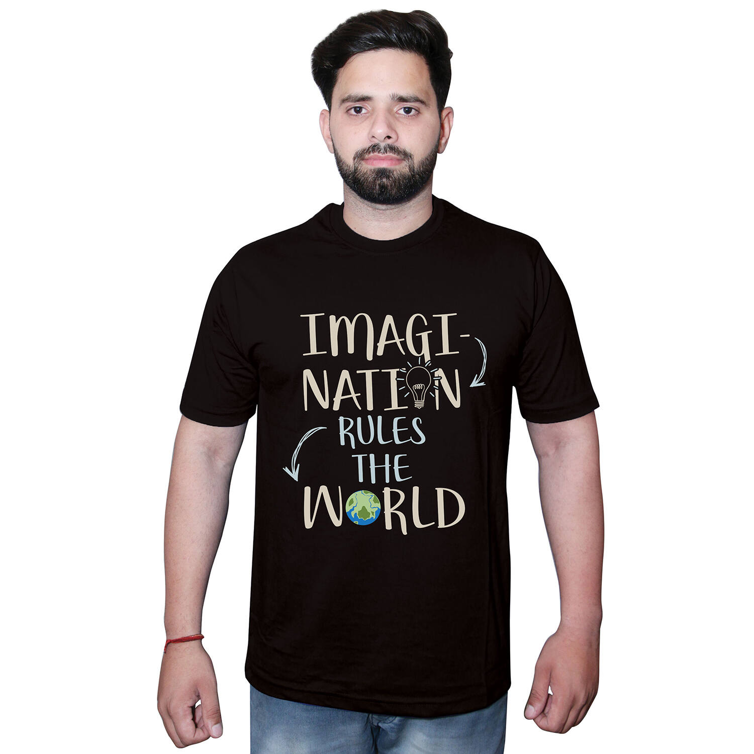 Imagine and Conquer Round Neck Tshirt |