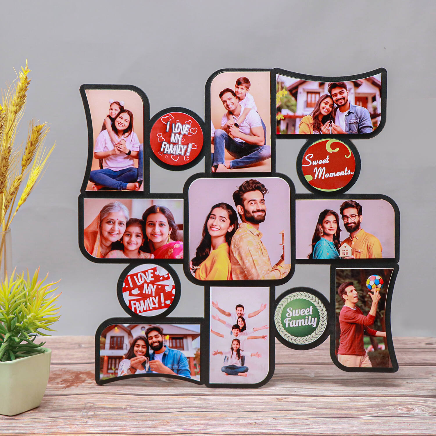 Sweet Reflections of Love Swastik Frame |