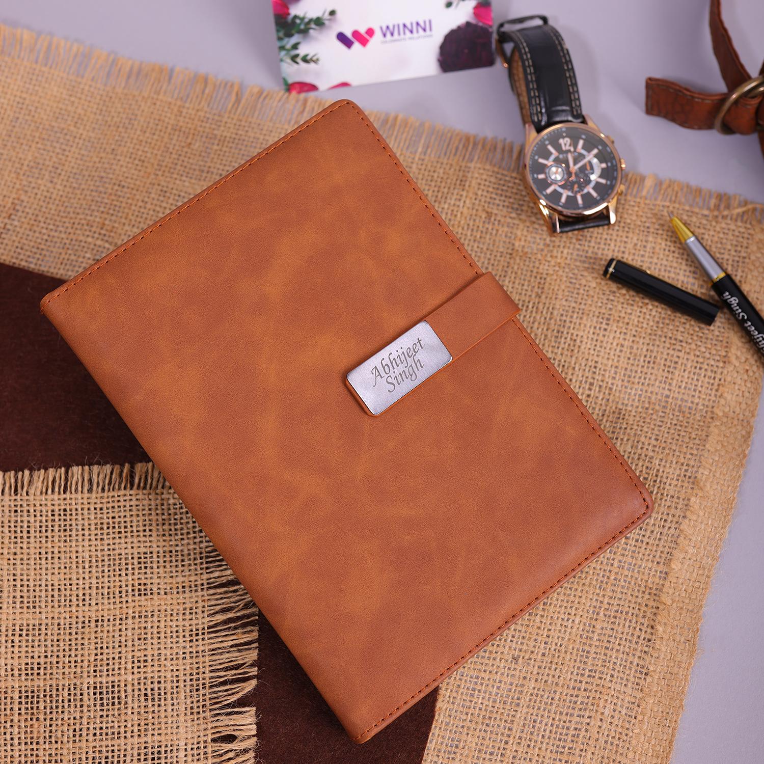 Personalized Tanned Diary |