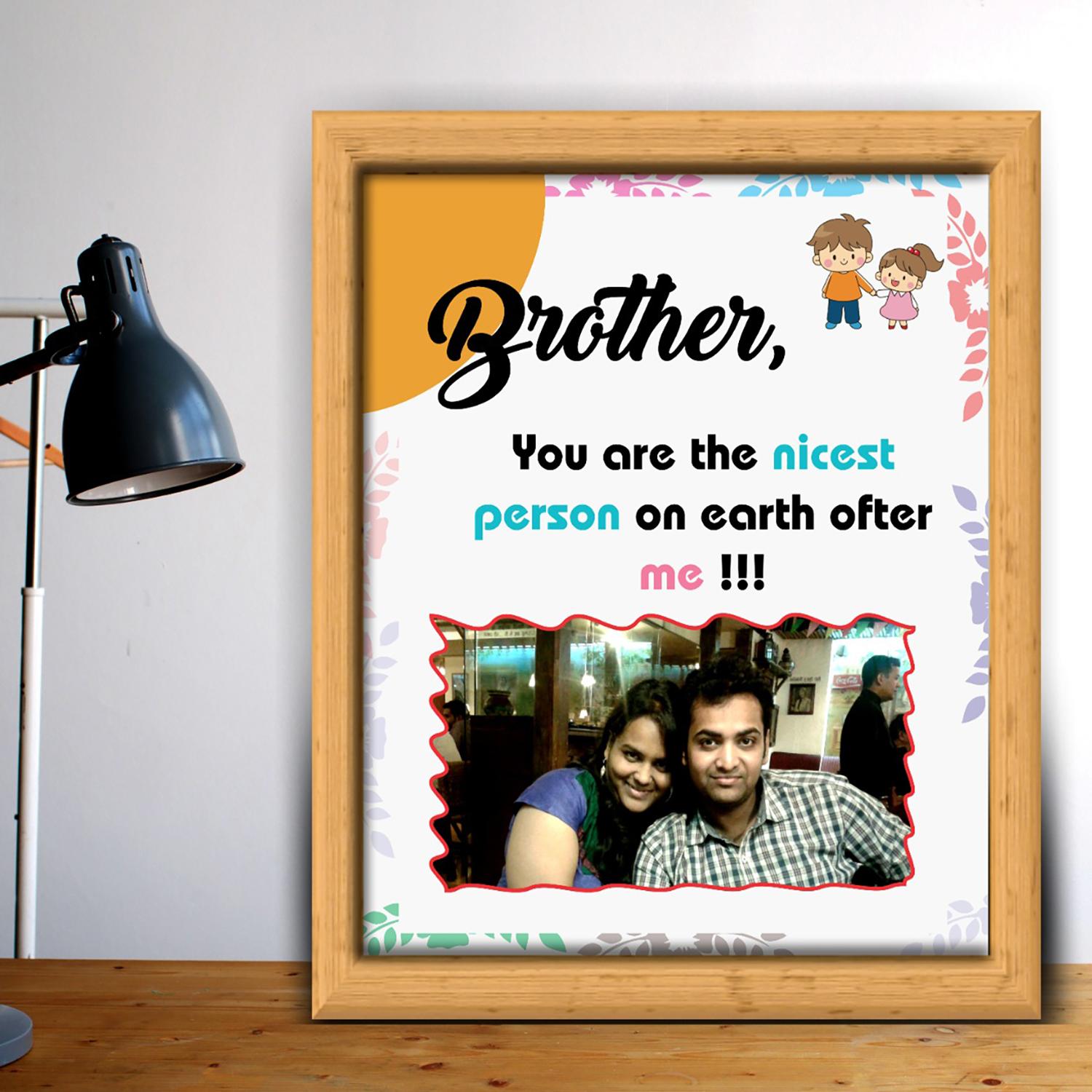 Nicest Person After Me Photo Frame |