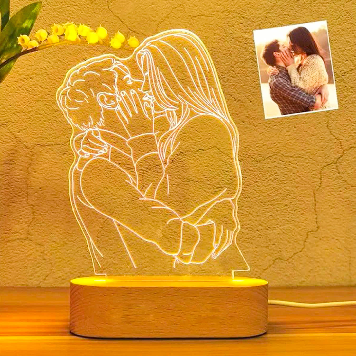Personalized Led Hologram Lamp |