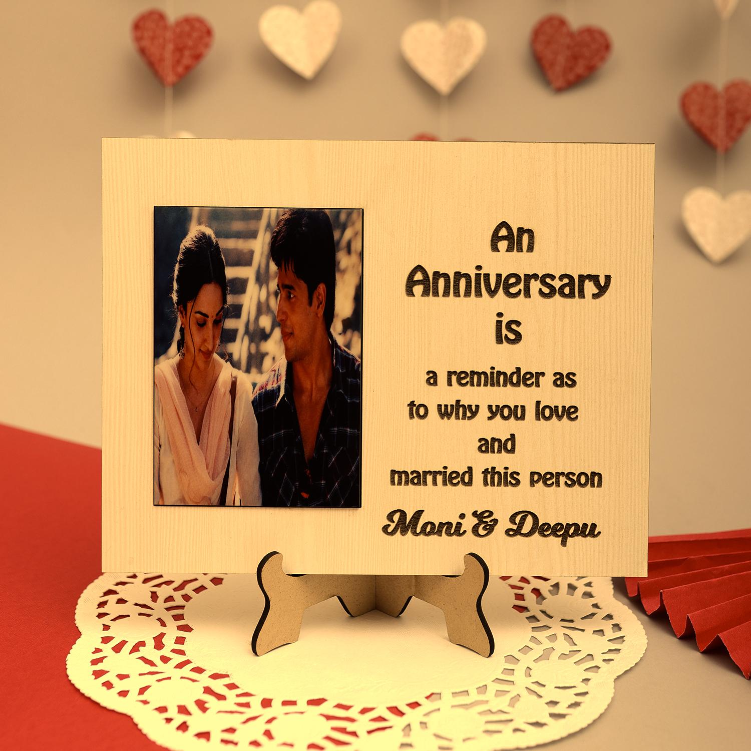 Anniversary Special Engraved Frame |