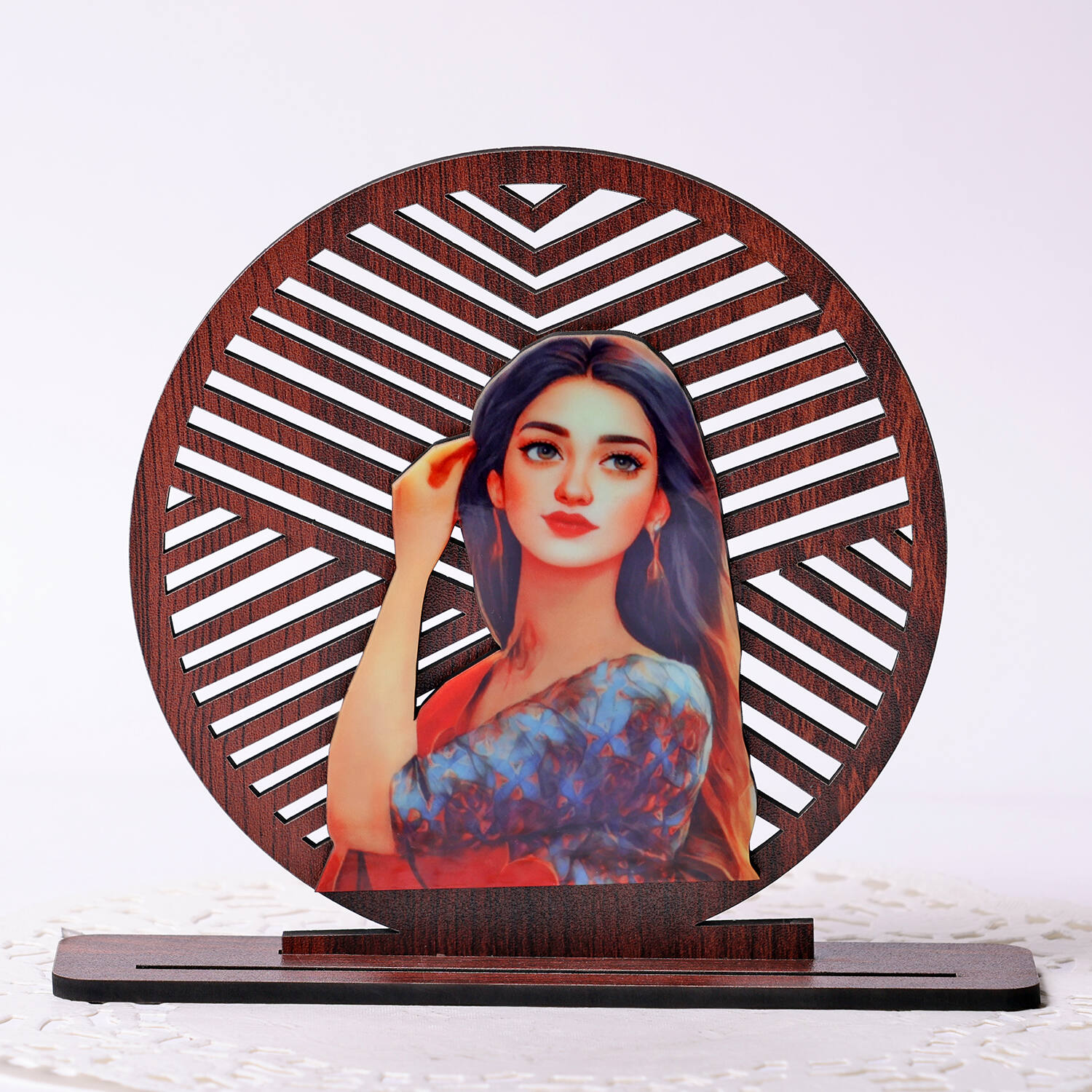 Art Aura Personalized Wooden Stand |