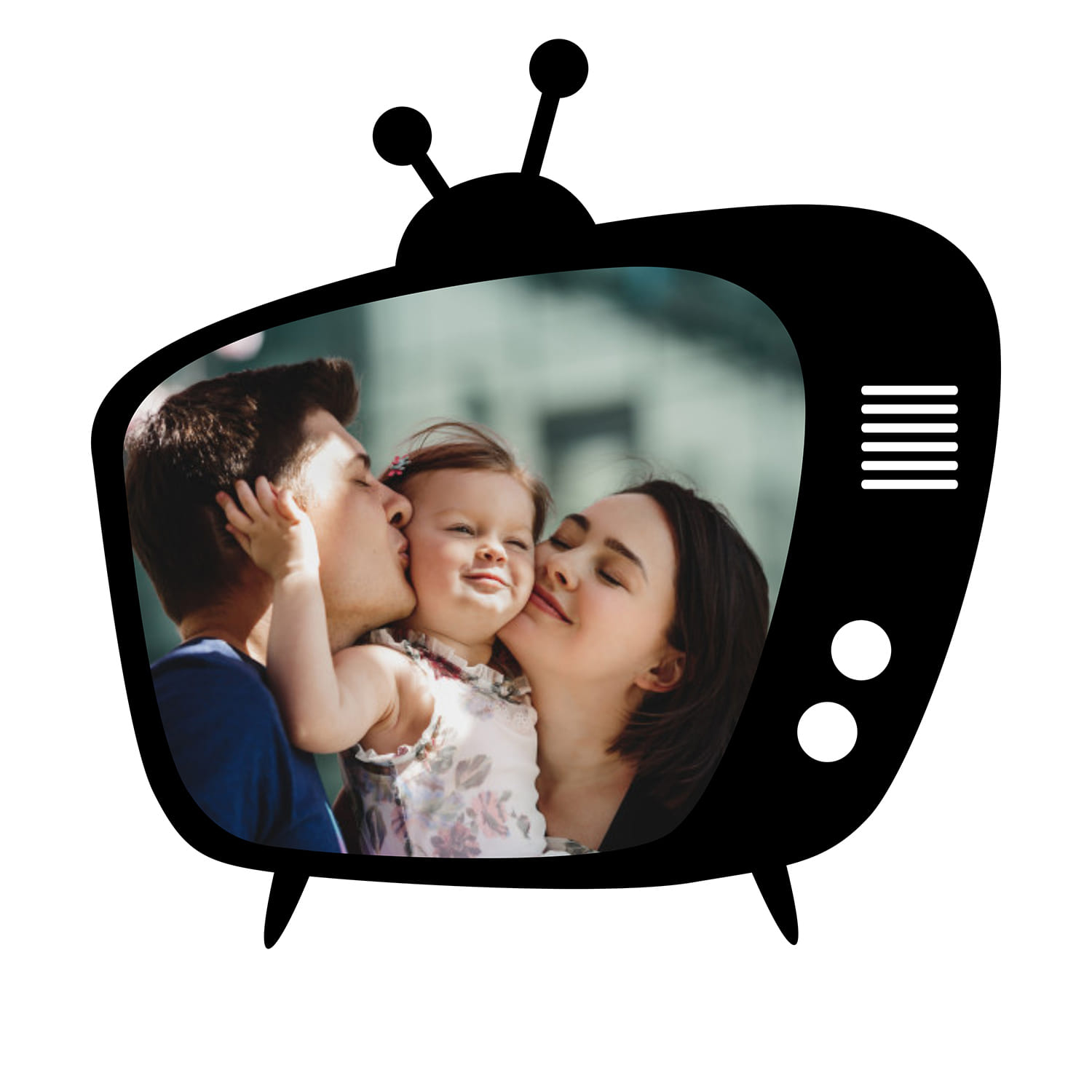 TV Shaped Photo Frame |
