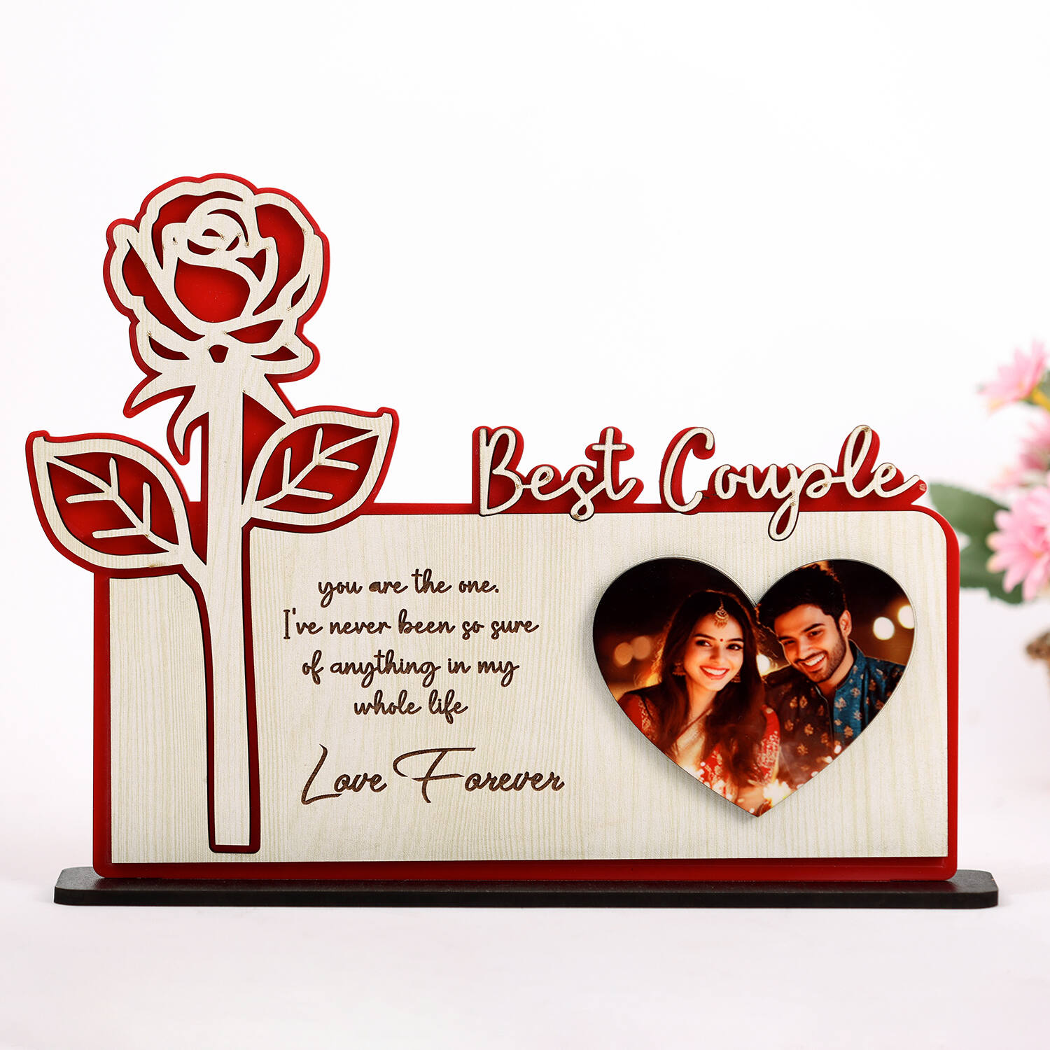 Personalised Best Couple Valentine Frame |