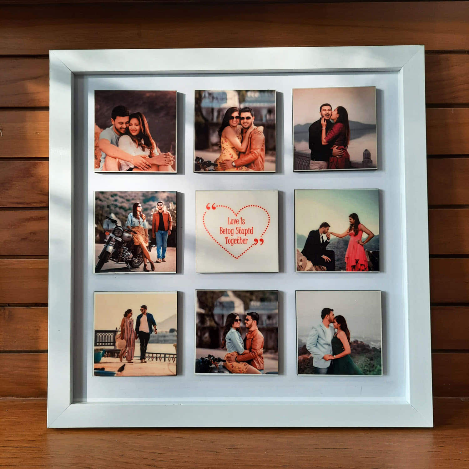Memories of love collage photo frame |