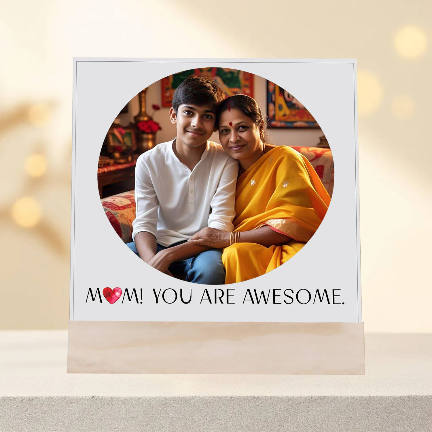 Personalised Awesome Mom Frame |