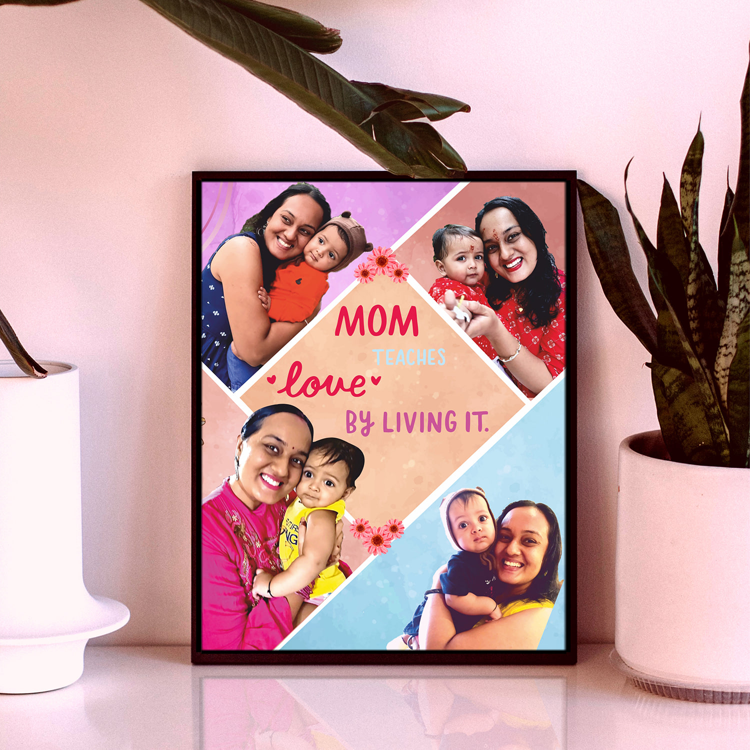 Moms Personalised Picture Collage Frame |