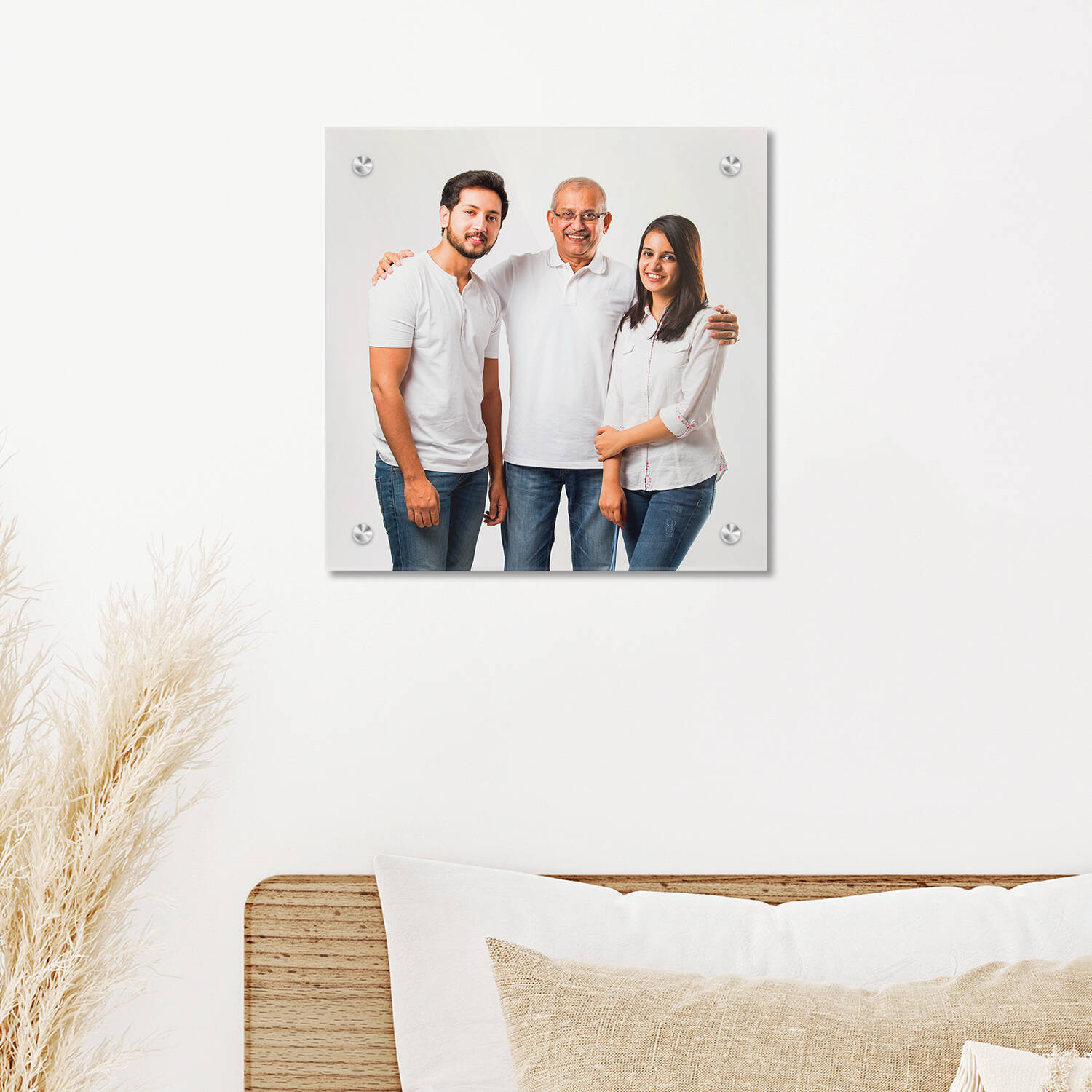 Cheerful Family Acrylic Photo Frame |