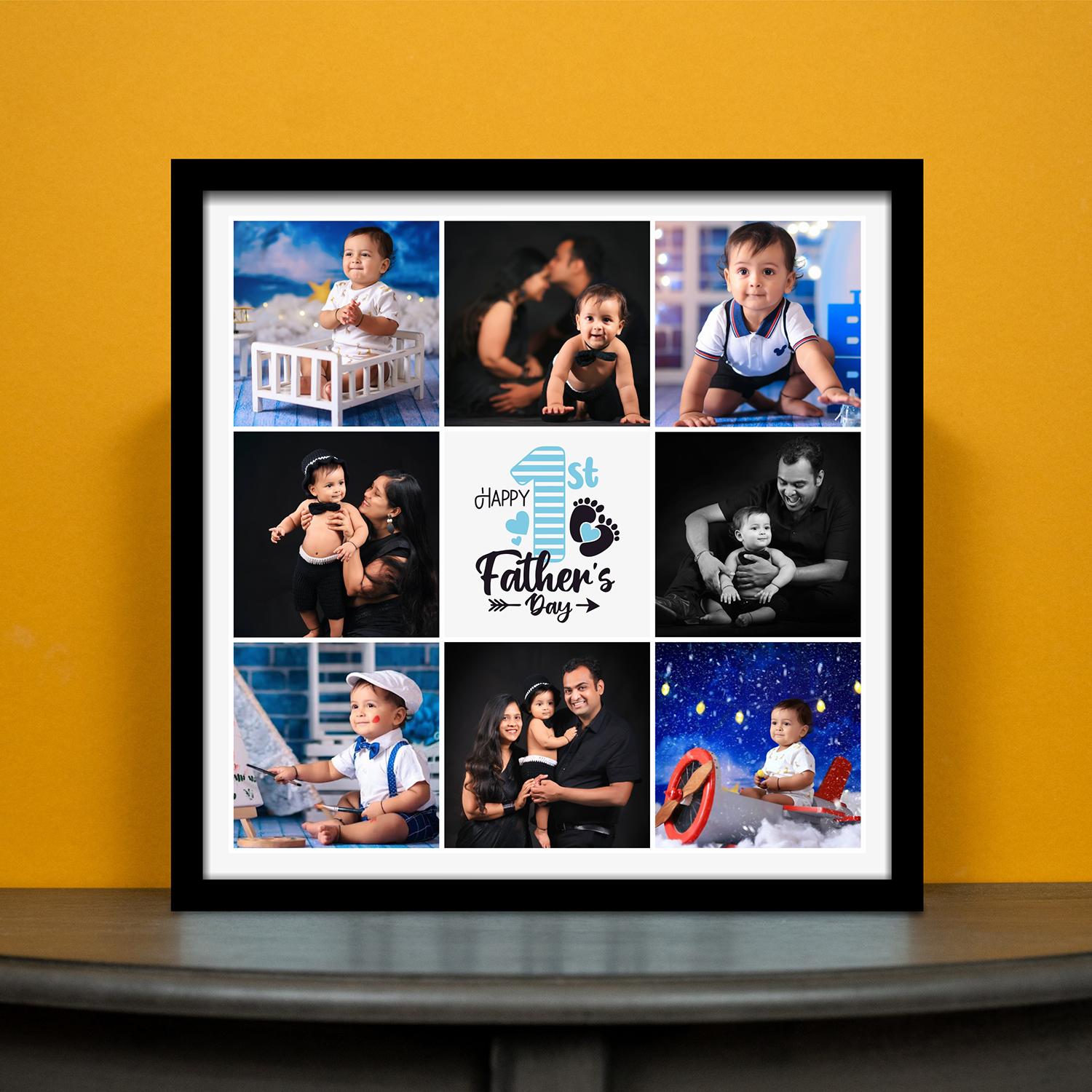 First Fathers Day Collage Photo Frame |