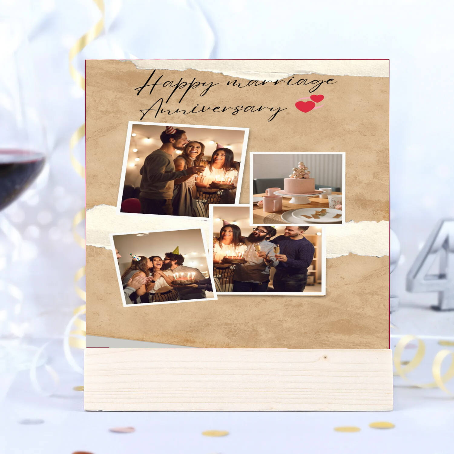 Personalised Blissful Anniversary Frame |