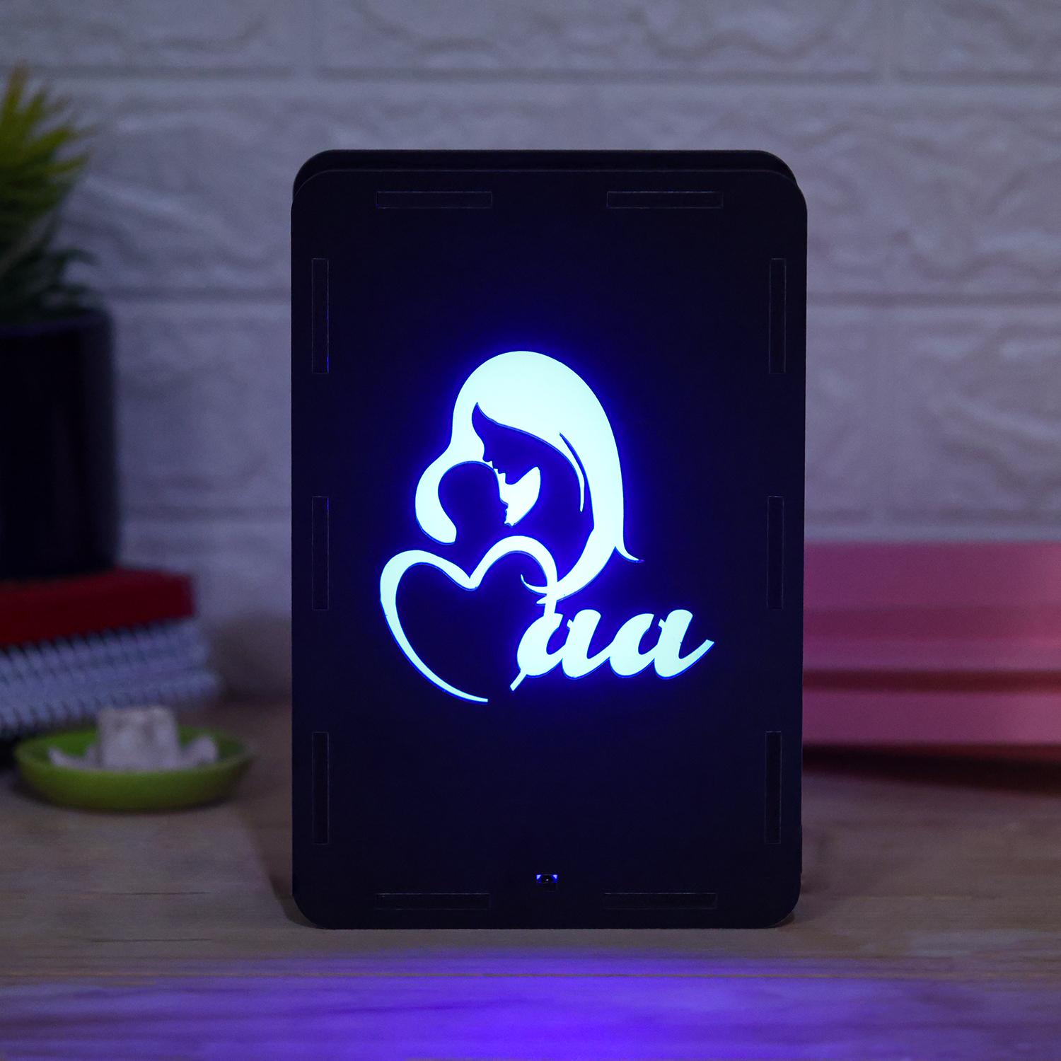 I Love U Maa Multicolor Led Box |