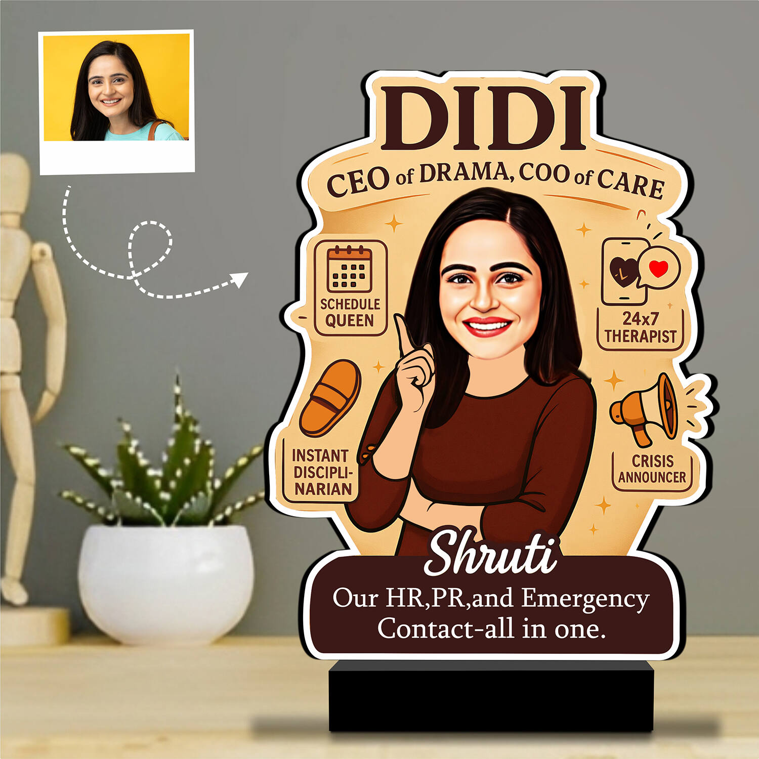 Personalized Drama Queen Didi Frame |